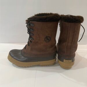 Vintage Eddie Bauer Duck Boots Women’s 7.5–8 Made in Canada Wool Lined Winter